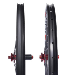 Juego de ruedas de <span class=keywords><strong>bicicleta</strong></span> de montaña 27,5/29 pulgadas aleación de aluminio llanta de doble capa eje de barril freno de disco ligero - Product Image 4
