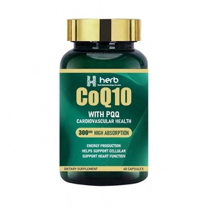 Cápsulas de Coenzima Q10 (CoQ-10) para Adultos, Marca Privada ODM/OEM, Polvo a Granel, 60 Cápsulas/Botella, Gestión de Energía y Apoyo Inmunológico - Product Image 1