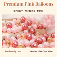 Ensemble de ballons en latex rose pour la décoration de fête, ballons pour mariage, fiançailles, demande en mariage, fête prénuptiale, anniversaire, centre de table