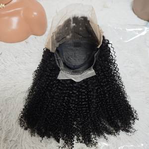 Promotion 69$ Letsfly Perruques Afro Bob 100% Cheveux Humains, Lace Frontal 13x4, Kinky Curly, 16 et 18 pouces, Grade 10A, Densité 200% - Product Image 5