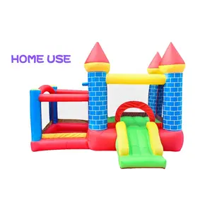 Casa use barato crianças pequeno interior salto casa inflável castelo para venda fabricante china