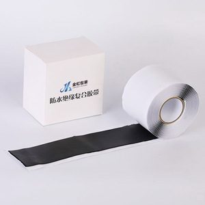 Electrical Tape Double Sided 1.65mm Thick Silicone Adhesive Black For Insulation And Corrosion Protection High Voltage Cable - Product Image 2