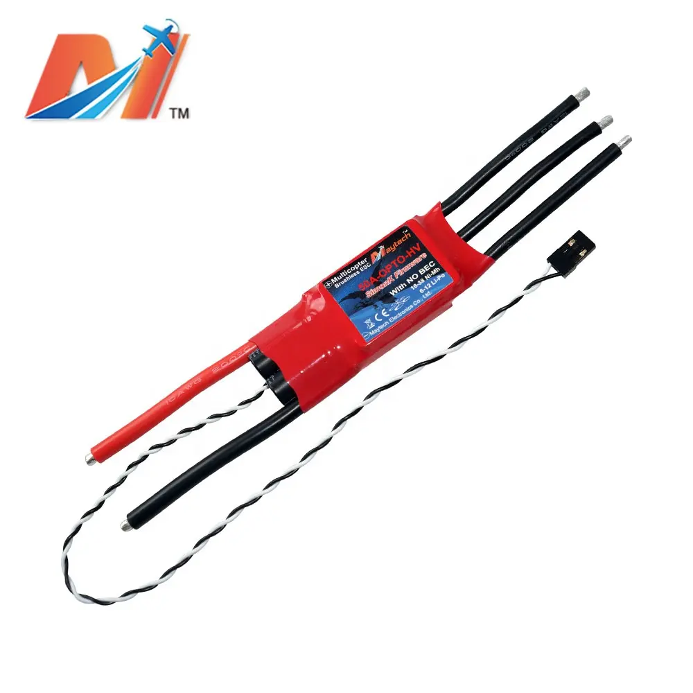 Maytech 6-12S HV ESC 50A with SimonK High Voltage brushless speed controller regler for multicopter/drone helicopter