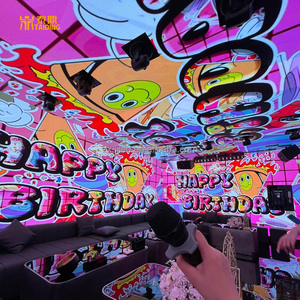 Đầy đủ Surround Stereo toàn cảnh màn hình điện tử thiết kế trong nhà KTV HD LED màn hình hiển thị 6D 5D phòng riêng Câu lạc bộ - Product Image 2