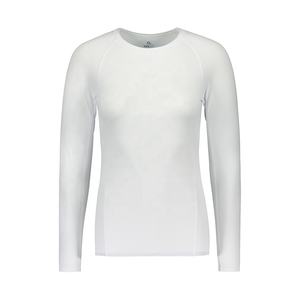 Haut de course à manches longues pour femme, couche de base de compression, coupe ajustée, en Spandex/Polyester, épais et chaud pour l'hiver, pour le cyclisme - Product Image 1