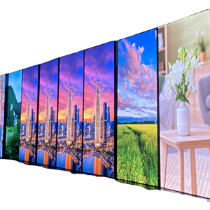 49 Inch Monitor Indoor SMD Slim <strong>LED</strong> Poster Display Curtain Shelf P2 Rgb Smart Shop Window <strong>Led</strong> Digital Signage <strong>Sign</strong> - Product Image 1