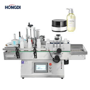 Petite machine d'étiquetage électrique pour bouteilles de vin et canettes avec moteur PLC, haute productivité, écran tactile - Product Image 2