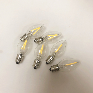 Promotion exceptionnelle : Ampoules LED à filament 0,6 W 1 W, <span class=keywords><strong>culot</strong></span> C7 E12 E14, lumière LED nocturne à 360 degrés, petite <span class=keywords><strong>ampoule</strong></span> bougie - Product Image 4