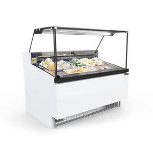 Easybest-glacière de cuisine pour glace en verre, nouveau Design de luxe, vitrine glacière pour armoire, 12 poêles