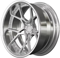 Fabricant Grossiste Jantes en Alliage d'Aluminium Forgées sur Mesure, 2 Pièces, Multi-Rayons, Profondes, 18-22 Pouces, Neuves, 25mm, Peintes