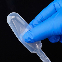 Pipette de transfert graduée 1mL 3mL 5mL Pipette de transfert Pasteur compte-gouttes stérile en plastique Micro PE pour laboratoire