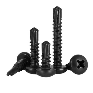 M3.5 M3.9 M4.2 M4.8 #6 #8 #10 nero 410 in acciaio inox Phillips Pan testa viti autoforanti per lamiera - Product Image 2