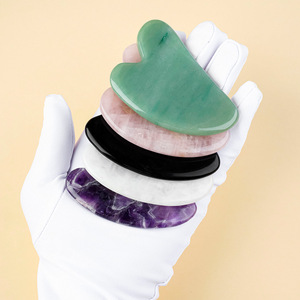 Planche Gua Sha multifonctionnelle en cristal <span class=keywords><strong>de</strong></span> <span class=keywords><strong>jade</strong></span> naturel, en forme <span class=keywords><strong>de</strong></span> cœur, grattoir méridien pour le corps, <span class=keywords><strong>rouleau</strong></span> <span class=keywords><strong>de</strong></span> <span class=keywords><strong>jade</strong></span> pour beauté du <span class=keywords><strong>visage</strong></span> - Product Image 6