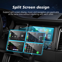Caja Multimedia 3 en 1 para Auto con Mirror Link, CarPlay Inalámbrico y Android Auto para Navegación Vehicular