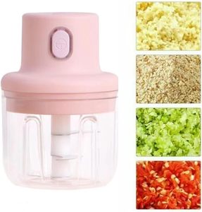 <b>Mini</b> Design Kitchen Tools Manual Garlic Crusher Fruit Meat Cutter Blender Vegetable Chopper Machine Stainless Steel Blades - Product Image 4