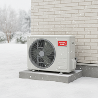 Pompe à chaleur air-air EVI Inverter avec application Tuya, WIFI intelligent, R32, EVI, climatisation pour climats froids, chauffage, pompe à chaleur à source d'air, climatiseur
