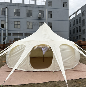 Carpa de Camping Familiar de Lujo, Impermeable y Resistente al Viento, Carpa Lotus para Glamping al Aire Libre con Estructura Estable para un Camping de Lujo - Product Image 5