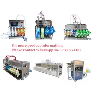 FillinMachine 2 Têtes 5000ml Semi Automatique Jus Boisson Lavage Liquide Détergent Bec Poche <span class=keywords><strong>Machine</strong></span> De Remplissage <span class=keywords><strong>Prix</strong></span> Usine - Product Image 2