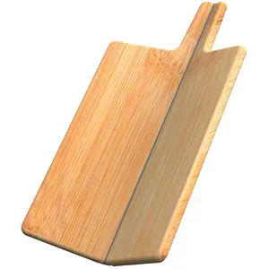 Wholesale folding bamboo chopping board with handle chopping block Folding wooden cutting board for kitchen