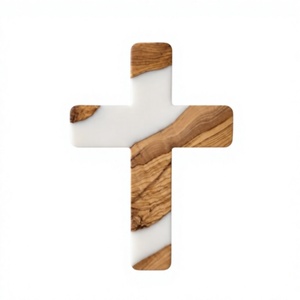 Sculpture murale en bois minimaliste personnalisée de haute qualité, décoration religieuse pour la maison, salon, occasion de naissance, Art déco - Product Image 1