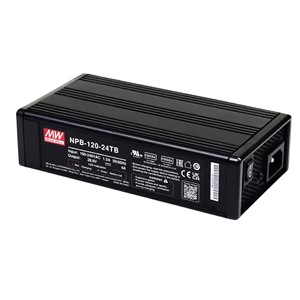เครื่องชาร์จแบตเตอรี่ Mean Well NPB-120-24XLR 120W สำหรับใช้งานในอุตสาหกรรม ขนาด 182.7x96x49 มม. - Product Image 5