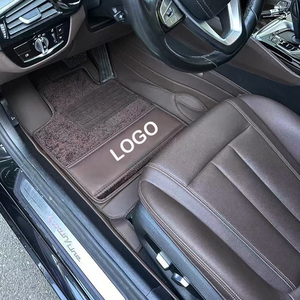 Alfombrillas de Piel Napa con Diseño de Diamantes GANE, Juego Completo con Patrón a Cuadros para el <span class=keywords><strong>Interior</strong></span> del Automóvil, para Acura MDX F150 - Product Image 4