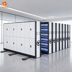 Kim Loại Di động nén chặt máy lưu trữ hệ thống tủ nhỏ gọn lớn nén chặt máy tập tin giá dày đặc Khung kệ - Product Image 2