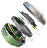 FOIF A90 GPS pour levés topographiques, 2 batteries intelligentes, récepteur GNSS RTK, prend en charge le WIFI, radio GNSS, avec contrôleur Android P9III