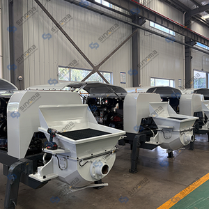 Pompe à béton électrique diesel Sinoma pour remorque, pompe à coulis haute pression pour le transport du ciment - Product Image 4