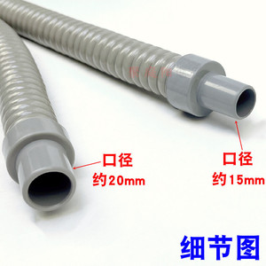 Tubo de Drenaje para Aire Acondicionado de 2.0 mm, Plástico Resistente, Uso Comercial - Product Image 4