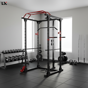 Nuevo Diseño 2026 Lingxi Iron: Rack de Potencia Multifuncional, Entrenador Funcional, Rack de Sentadillas para Gimnasio en Casa, con Pila de <span class=keywords><strong>Pesas</strong></span> de 68 kg para Entrenamiento de Fuerza - Product Image 1