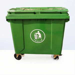 Garbage <b>Bin</b> <b>Wheels</b> 1100L Universal With Brake For Sanitation Truck Parts - Product Image 3