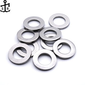 Arruela plana DIN125A DIN440 DIN9021 galvanizada SS 304 316 de alta precisão personalizada de fábrica A2 A4 Arruelas planas lisas de aço inoxidável - Product Image 4