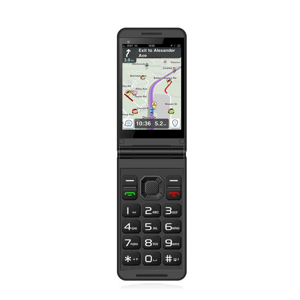 Best Selling 2025 Chinese Flip Phone Dual SIM, Big Buttons, 4G