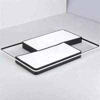 Plafonnier Led rectangulaire avec télécommande pour salon