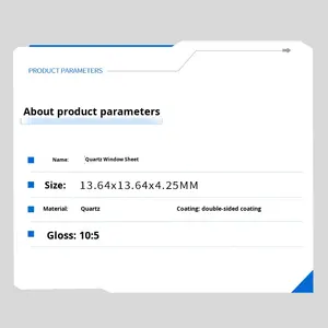 Prisma Óptico de Ângulo Reto de Alta Precisão com Substrato de Quartzo de Alta Resistência ao Danos Hao Xuan, Elemento de Plano Óptico com Revestimento OEM 99,9% - Product Image 2