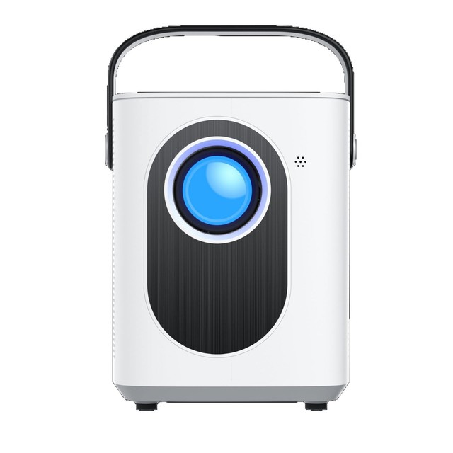 Projector Factory Direct New Home Office Portable 1080P Physical Resolution Android 4K Supported Handle Mobile Wireless Small
