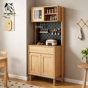 Vente directe d'usine, bon prix, personnalisation possible, grand stock prêt à être expédié, armoire de cuisine, meuble de maison nouvelle mode, buffet. - Product Image 1