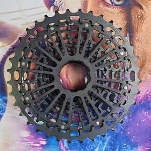 GOLDIX Nuevo <span class=keywords><strong>Cassette</strong></span> de bicicleta de <span class=keywords><strong>carretera</strong></span> ultraligero HG de <span class=keywords><strong>11</strong></span>/12 velocidades negro de acero completo Diseño de una pieza integrado - Product Image 4