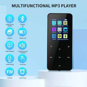 Lecteur MP3/MP4 portable en métal avec Bluetooth, radio <span class=keywords><strong>FM</strong></span>, fonction d'enregistrement et emplacement pour carte pour la lecture de musique sans perte et l'étude - Product Image 4