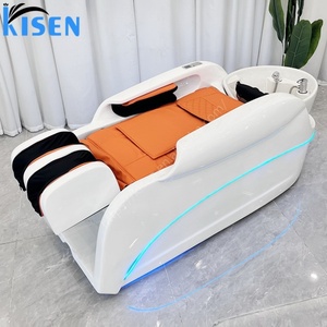 เตียงสระผมนวดศีรษะแบบญี่ปุ่น Kisen พร้อมเก้าอี้นวดและระบบอบไอน้ำบำบัดศีรษะ  เตียงสระผมนวดแผนไทย - Product Image 4