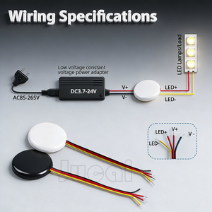 Radarmotion sensor detecteert autorijden en personen, microgolfbewegingssensor voor huisautomatisering beveiligingssysteem/smart switch voor lamp - Product Image 2