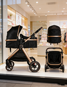 <span class=keywords><strong>Passeggino</strong></span> per Bambini Omologato EN1888 con Manico Reversibile in PU, Telaio Pieghevole in Lega di Alluminio e Sistema di Freno a Pedale Singolo - Product Image 4