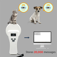Lector de microchip para mascotas con Bluetooth, lector de identificación de Animal RFID inalámbrico, escáner de etiquetas de identificación de animales, escáner de mano, lector de etiquetas de animales