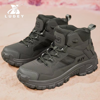 Bottes tactiques de randonnée en plein air les plus vendues 2026 – Chaussures d'entraînement et de travail pour hommes, idéales pour le camping et le trekking