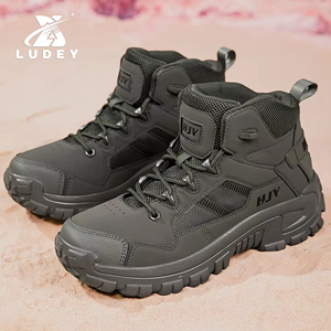 Bottes tactiques de randonnée en plein air les plus vendues 2026 – Chaussures d'entraînement et de travail pour hommes, idéales pour le camping et le <span class=keywords><strong>trekking</strong></span> - Product Image 1