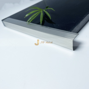 Profilé de carrelage en acier inoxydable 304 brossé en forme de L pour la décoration de meubles d'appartement, durable et étanche, design contemporain - Product Image 6