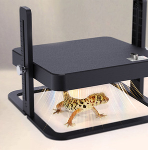 Nouvelle plaque chauffante électrique améliorée pour animaux de compagnie couveuse poulet plaque chauffante hauteur réglable pour canetons petit animal de compagnie-noir - Product Image 2