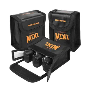 DJI Mavic Mini Drone Lipo pil kutusu için patlamaya dayanıklı güvenli saklama çantası yanmaz koruyucu kutu radyasyon koruma