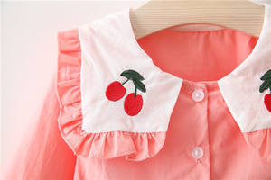 Ropa Infantil, Moda Pakistaní, Vestido Largo Estilo Boho, Diseño con Bordado de Dibujos Animados para Niñas - Product Image 3